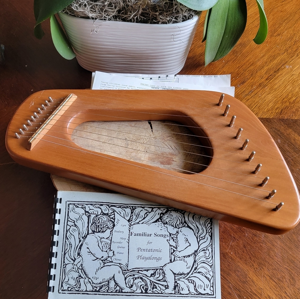 Wooden Lyre Kids  Musical Harp